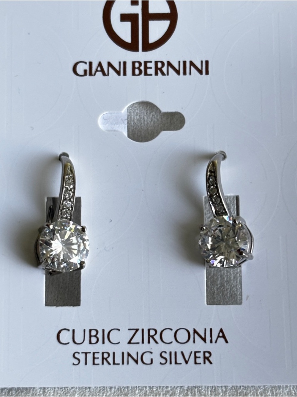 Giani Bernini Sterling Silver CZ Earrings